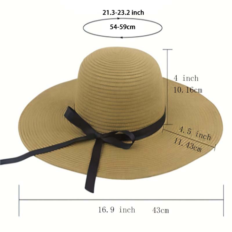 파나마 간단한 여름 해변 모자 캐주얼 여성 플랫 브림  - Bucket Hat Straw 리뷰 및 가격